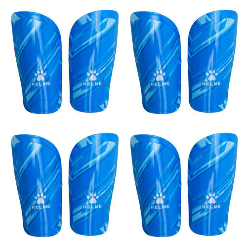 4PK Kelme Shin Pads/Leg Protection for Soccer/Football Kids/Adults Small Blue