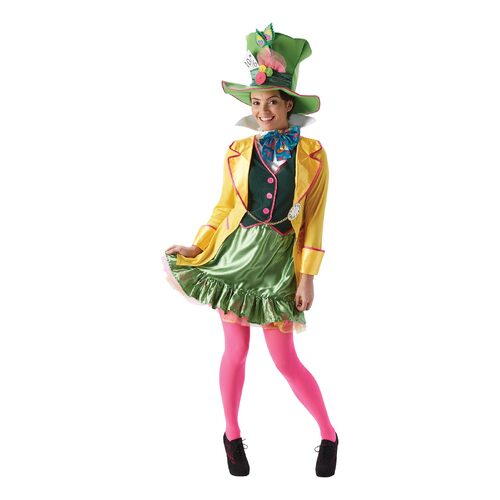 Disney Mad Hatter Ladies Womens Dress Up Costume - Size L