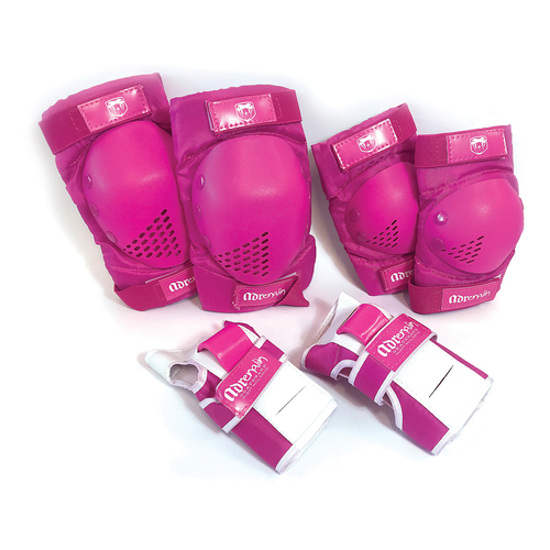 6pc Adrenalin Skate Protect Child S Pink 4-10y