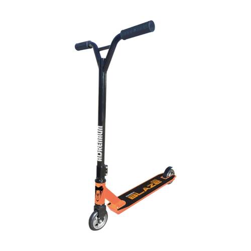 Adrenalin Skate Blaze 100mm Stunt/Push Scooter Black and Orange