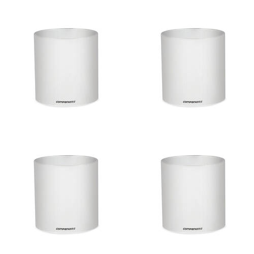 4PK Companion Gas Lantern Glass Large 11.5x11cm - Frosted