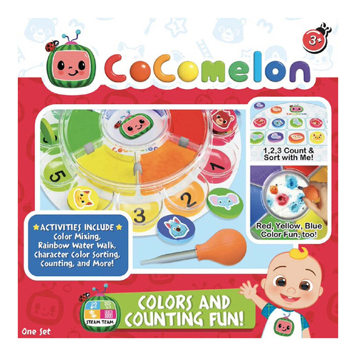Be Amazing Toys Cocomelon Colours & Counting Fun Chips Activity Set Kids 3+