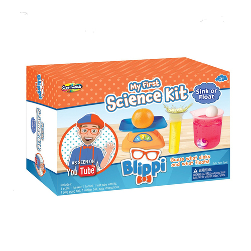 6pc Be Amazing Toys Blippi My First Science Sink/Float Toy Kit Kids 3+