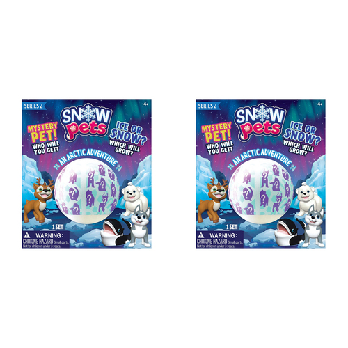 2PK Be Amazing Toys Series-2 Snow Pets Mystery Toy Kids 5y+