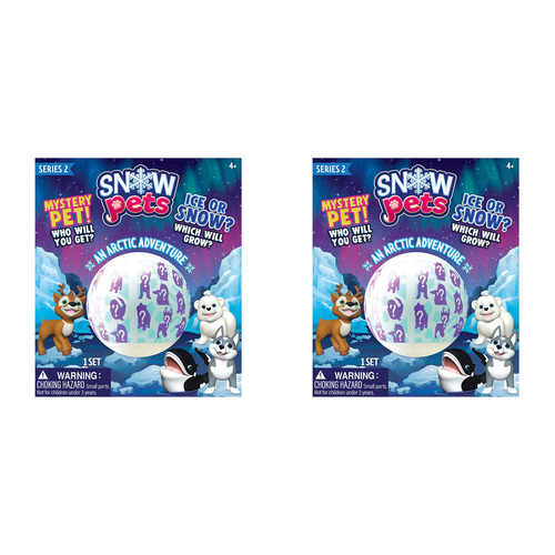 2PK Be Amazing Toys Series-2 Snow Pets Mystery Toy Kids 5y+