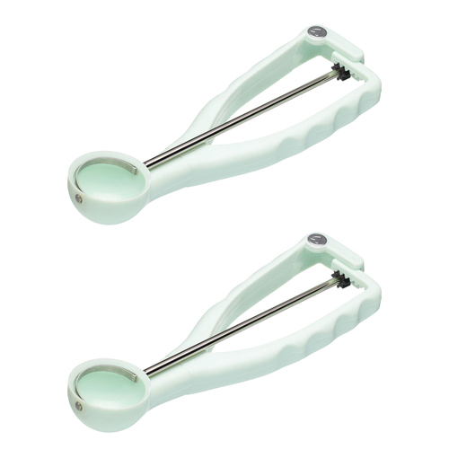 2x Mastercraft 26cm Plastic Cake Pop Scoop Baking Tool - Green
