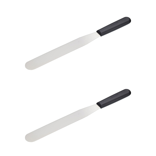 2x Mastercraft 38cm Stainless Steel Straight Palette Knife Large