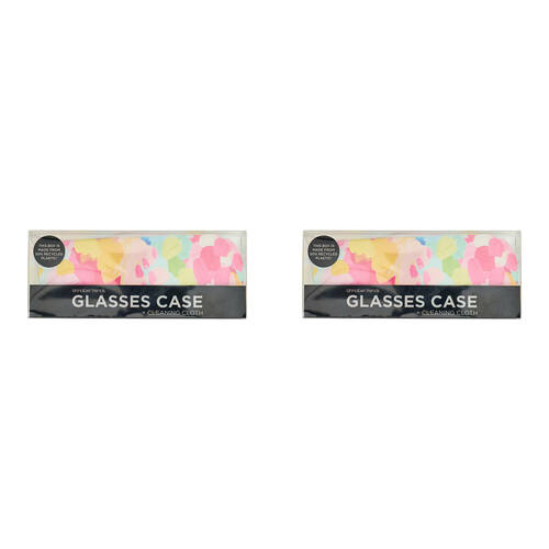 2PK Annabel Trends Glasses Case/Cloth Combo 15cx6cm - Good Vibes
