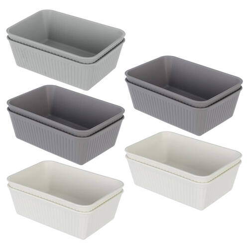 10PK Boxsweden 17x11cm Kaia Storage Trays - Assorted