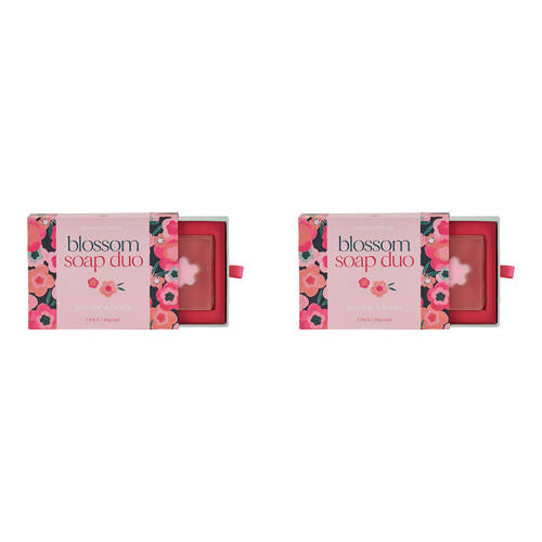 4pc Annabel Trends Blossom Soap 60g Duo Gift Set - Jasmine & Honey