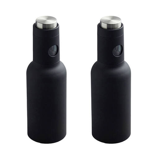 2PK Mastercraft Electric Gravity Salt & Pepper Mill Spice Grinder