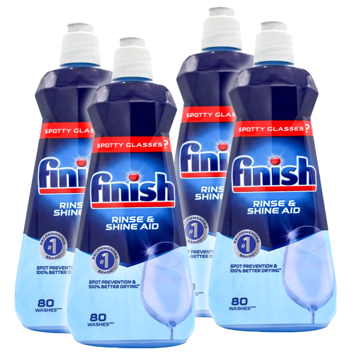 4PK Finish Rinse & Shine Aid Dishwashing Spot Prevention 400ml