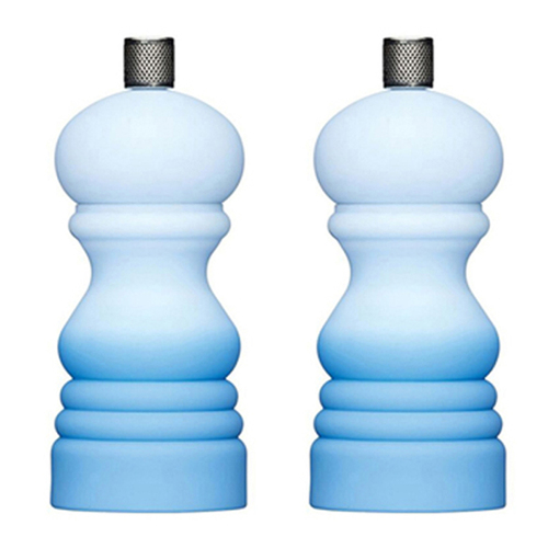 2PK Mastercraft 12cm Ombre Capstan Salt/Pepper Mill - Blue