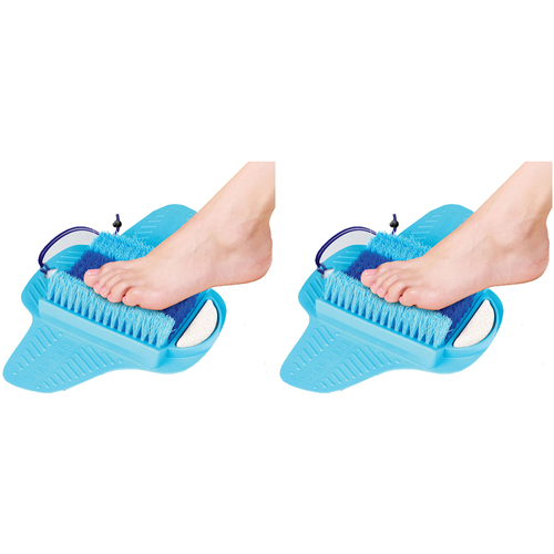 2PK Loraine Shower Scrubby Feet Cleaner 36cm