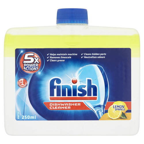 Finish Dishwasher Machine Monthly Cleaner/Remove Grease/Limescale Lemon Sparkle