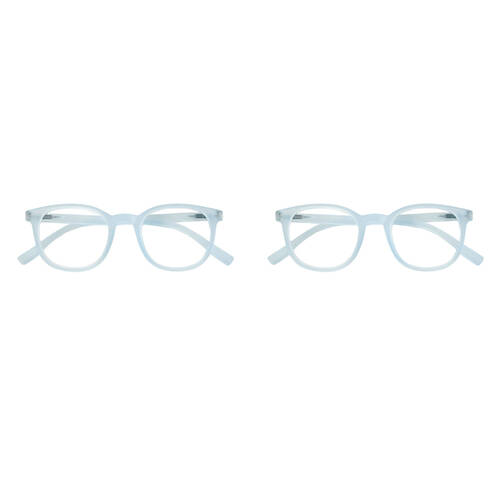 2PK Annabel Trends iSee Reader Eyewear Glasses 14x3cm Kirra +2.5 - Ice Blue