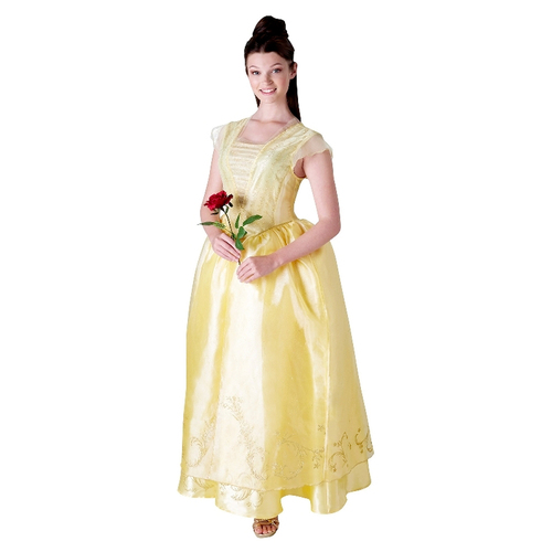 Disney Belle Live Action Deluxe Adult Womens Dress Up Costume - Size M