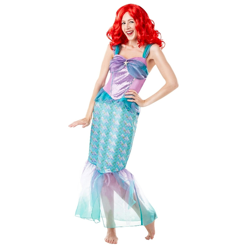 Disney Ariel Deluxe Adult Womens Dress Up Costume - Size L