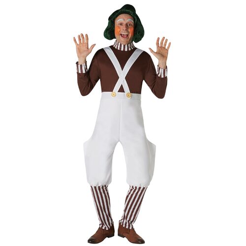 Rubies Oompa Loompa Deluxe Adult Mens Dress Up Costume - Size M