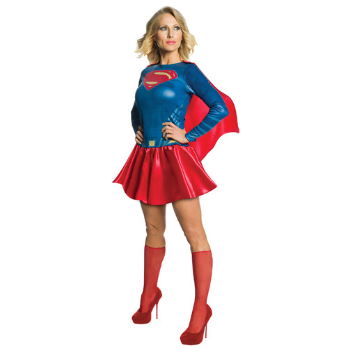 Dc Comics Supergirl Womens Dress Up Costume - Size M