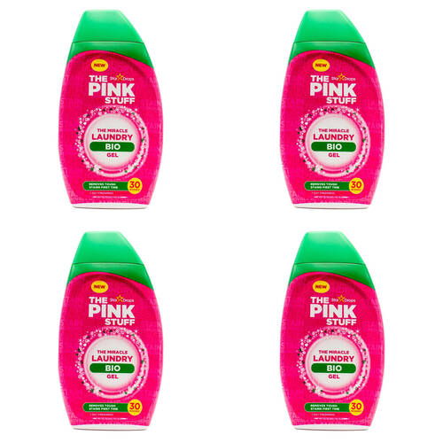 4PK The Pink Stuff 900ml Laundry Gel Miracle Laundry Bio Stain Remover Clean