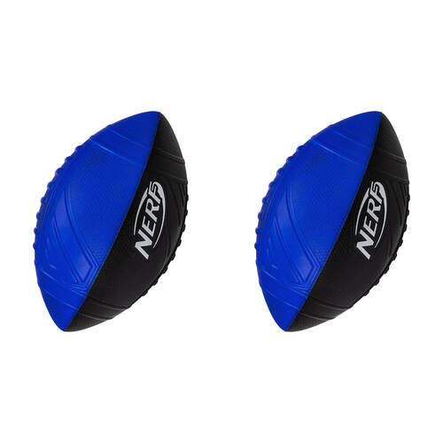 2PK NERF Sports Pro Grip Football Foam Football - Blue 3y+