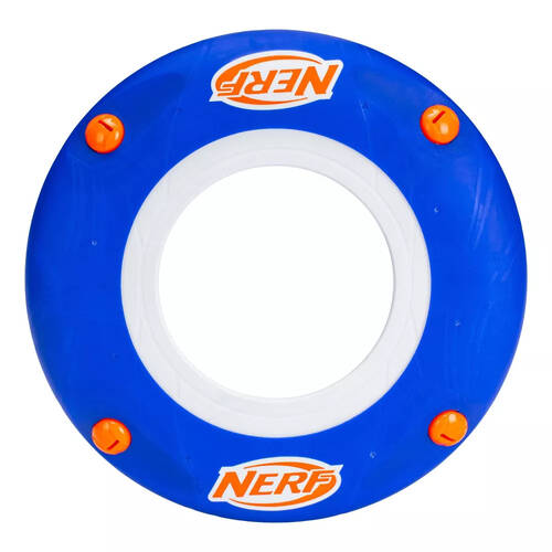 NERF Sonic Slinger Flying Disc Kids Outdoor Toy 28cm - Blue 6y+
