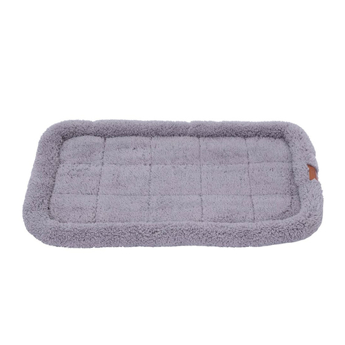 Paws & Claws Sherpa Crate & Carrier Mattress 90x57cm - Grey