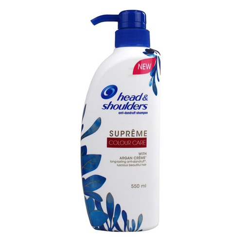 Head & Shoulders 550ml Shampoo -  Supreme Colour Care