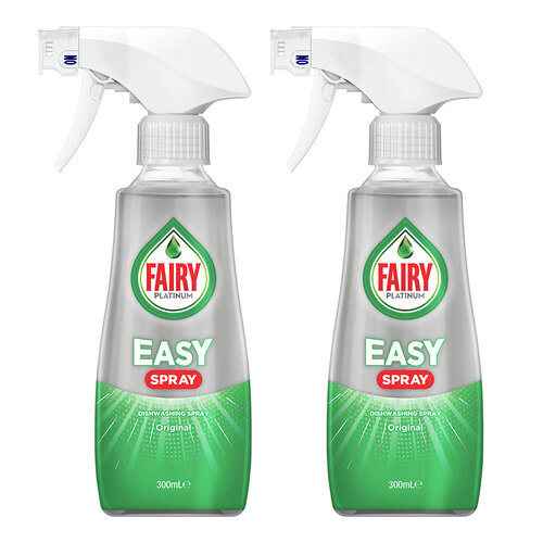 2x Fairy 300ml Original Easy Dishwashing Spray