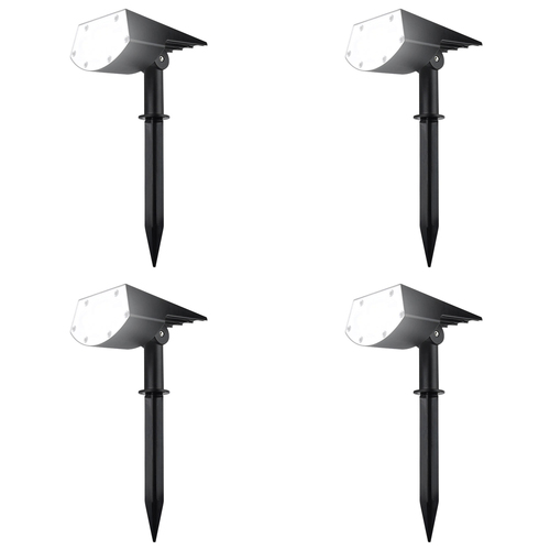 4PK 25th Hour 2in1 Solar Landscape LED Light 31cm