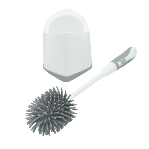 Panache TPR Brush Head Toilet Brush & Holder Set