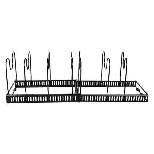 The Kitchen Galleria Expandable Pot & Pan Rack Black