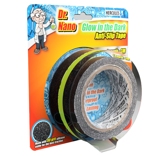 Hercules Dr. Nano Glow In The Dark Anti Slip Tape 50mm x 3m