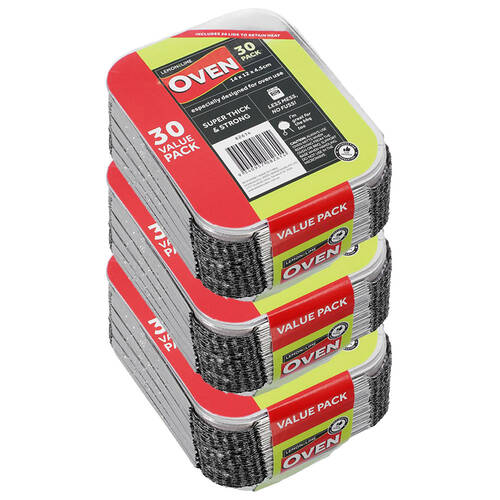 Lemon & Lime 90PK Foil Container 14x12x4.5cm