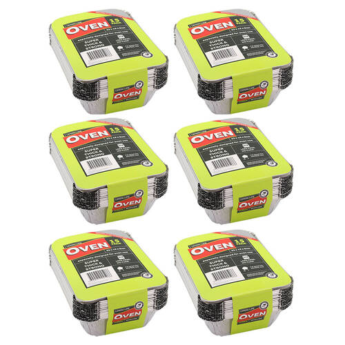 6x 15pc Lemon & Lime Foil Container w/ Lid