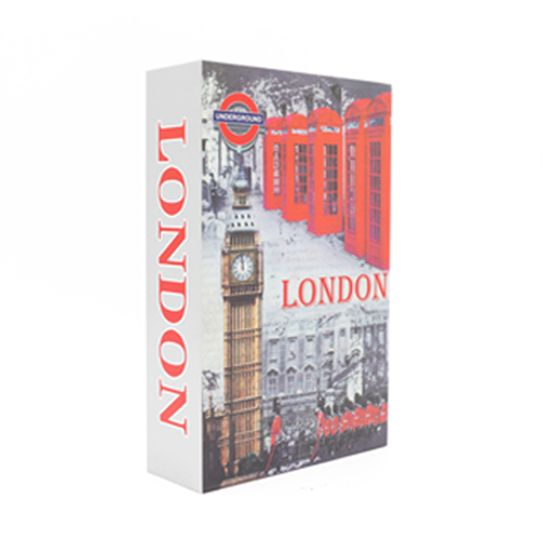 Vistara Combination Lock Book Safe London Design 15.6x5.5x24cm