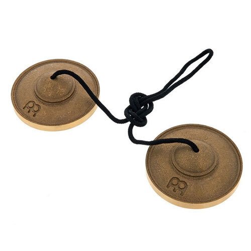 Meinl Percussion Finger Cymbals Pair w/ Cord HC Bronze Alloy