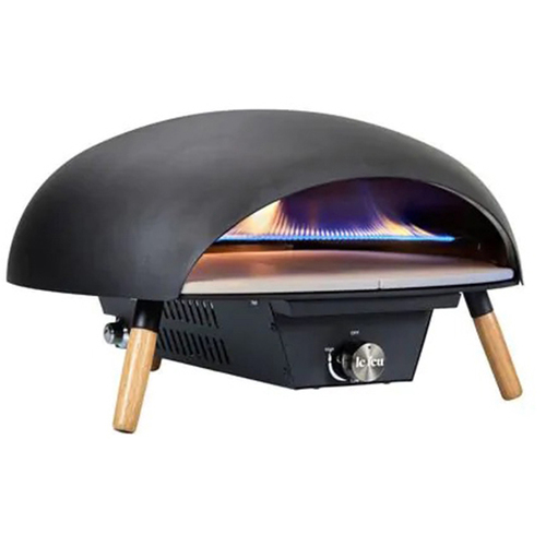 Le Feu Outdoor Turtle Pizza Oven 30x47.7cm - Black