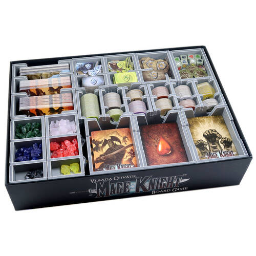 Folded Space Game Box Inserts Organiser For Mage Knight RPG