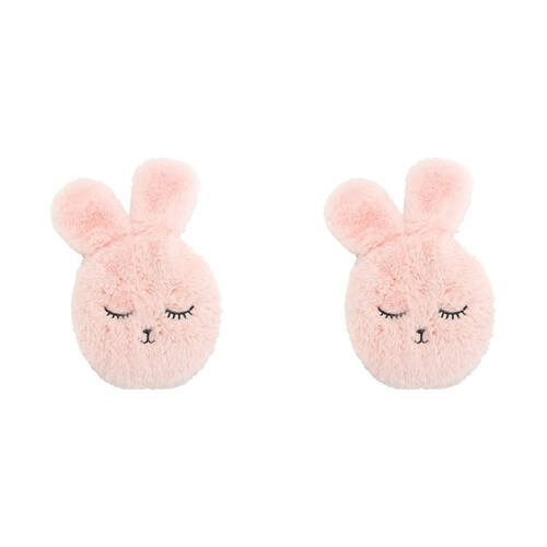 2PK Annabel Trends Hottie Kids Microwaveable Hot/Cold Pad 14x25cm - Bunny Pink