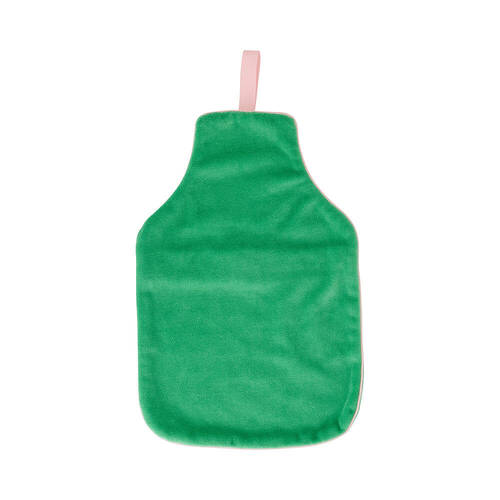 Annabel Trends Cosy Luxe Velvet Hot Water Bottle Cover 37cm Meadow Green