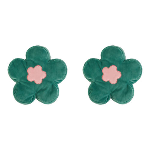 2PK Annabel Trends Flower Heatable Insert Lavender Scented Pillow - Green