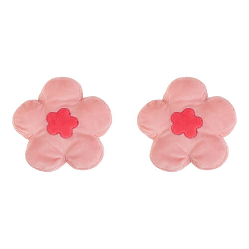 2PK Annabel Trends Flower Heatable Insert Lavender Scented Kids Pillow - Pink