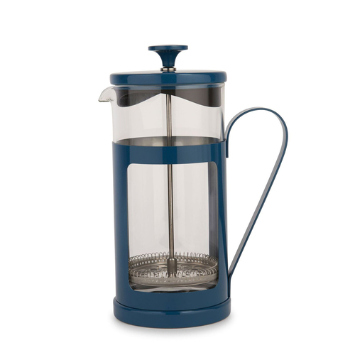 La Cafetiere Monaco 8-Cup 1L Stainless Steel/Glass French Press - Navy