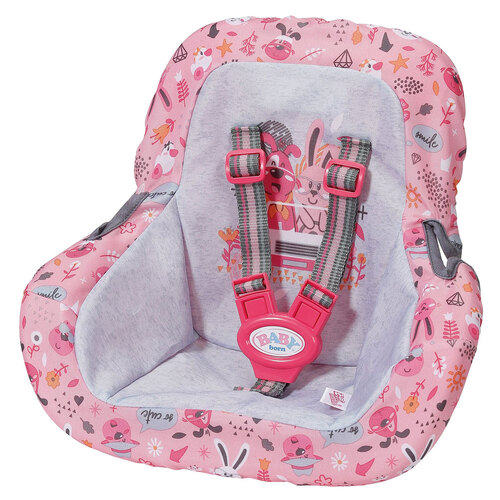 Baby Born Doll Car Seat Pink 3+