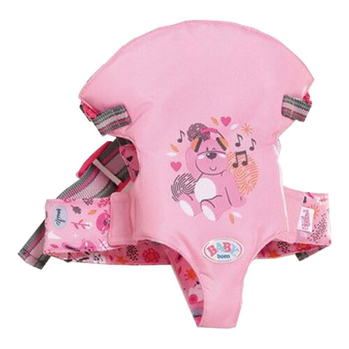 Baby Born Carrier For Toy Doll Kids 3y+ Doll Size 36-43cm Pink