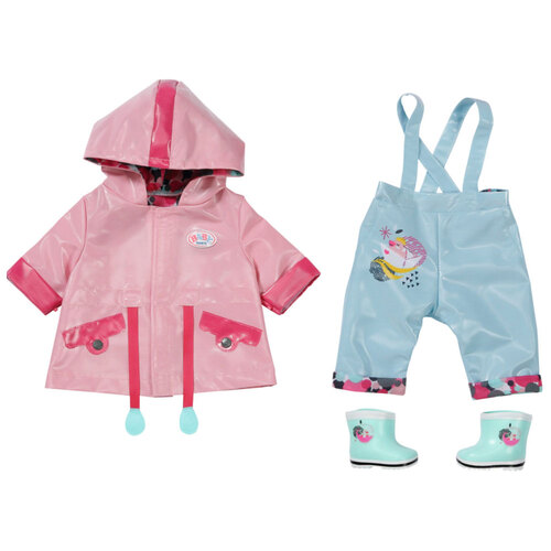 Baby Born Deluxe Rain Set For 43cm Dolls Kids Toy 3y+