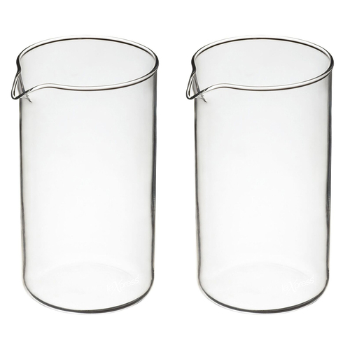 2x La Cafetiere 8-Cup Replacement 1L Glass Jug For French Press - Clear