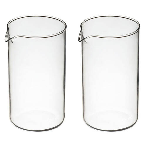 2x La Cafetiere 8-Cup Replacement 1L Glass Jug For French Press - Clear